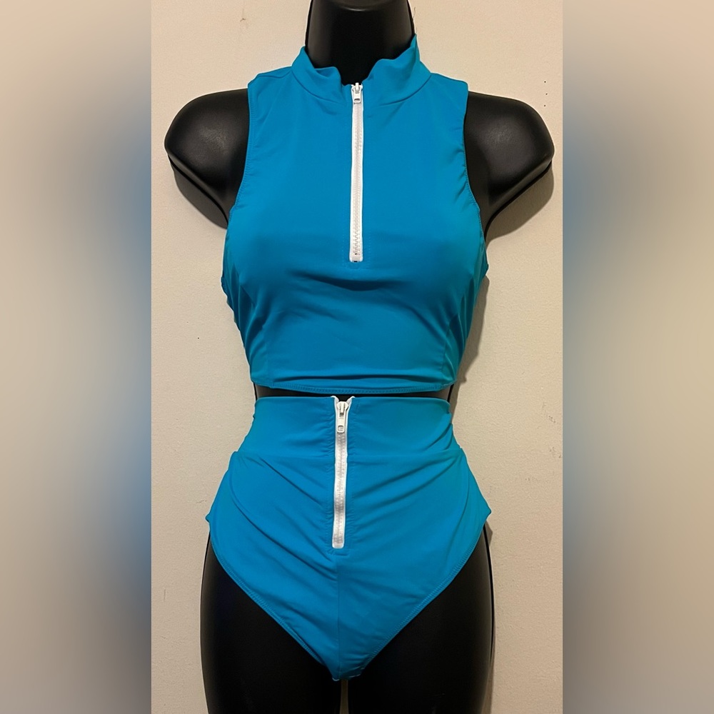 NEW✨ Fashion Nova Water Sports Tank Bikini XL - Picture 5 of 5